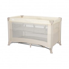 Lorelli Torino 2 Layers Baby Travel Cot, beige