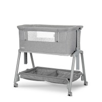 Lorelli Baby Crib Layla 2in1 with foldable side, grey