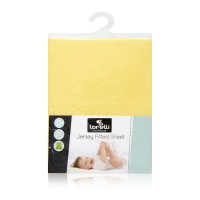 Lorelli Jersy Fitted Sheet 60 x 120cm, yellow Lorelli Jersy Fitted Sheet 60 x 120cm, yellow