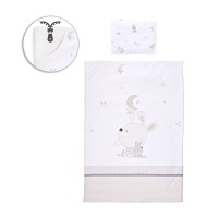Lorelli 5-elements Cosy Bedding Set, little rabbits