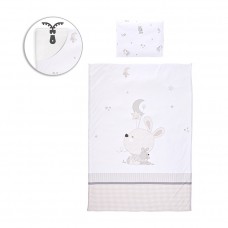 Lorelli Детски спален комплект Cosy от 5 части, little rabbits