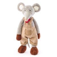 Lumpin Плюшено мишле с гащеризон Лоренцо 40 см