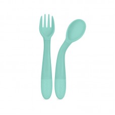 Miniland Комплект гъвкава лъжица и вилица Ocean