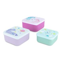 Miniland Snackbox-3 Fantasy lunch boxes