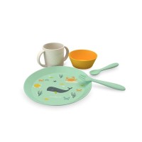 Miniland Комплект за хранене Ocean - Кит