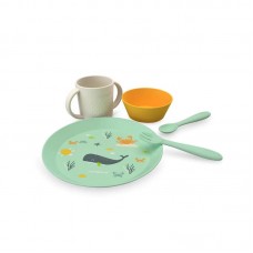 Miniland Комплект за хранене Ocean - Кит