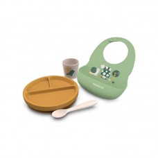 Miniland Комплект за хранене ЗВБ силикон Garden