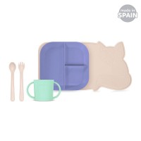 Miniland BLW learning tableware, Sunset