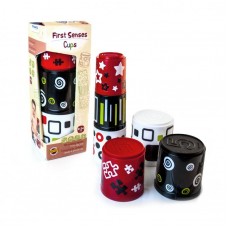 Miniland Първи възприятия - Кула от 6 броя кофички