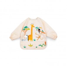 Miniland Long-sleeved bib Jungle
