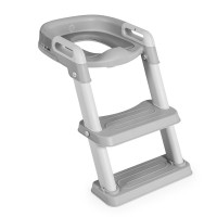 Moni Toilet adaptor with ladder Lifty, grey Moni Toilet adaptor with ladder Lifty, grey