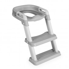 Moni Toilet adaptor with ladder Lifty, grey Moni Toilet adaptor with ladder Lifty, grey