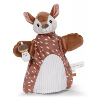 Nici Comforter Hand Puppet Fawn 2in1