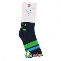Baby Non-Slip Thick Socks with Silicone Dots, Cars