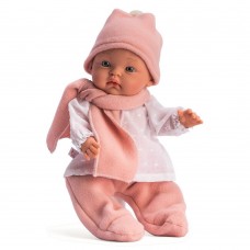 Asi Кукла-бебе Алекс с розови ританки, шапка и шал