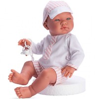 Asi Pablo baby doll 43 cm with summer hat Asi Pablo baby doll 43 cm with summer hat