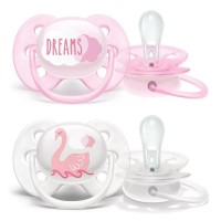 Philips Avent Ultra soft pacifiers 0-6m, Girl Dream