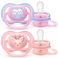 Philips Avent Ultra Air pacifier 0-6m, Girl Owl
