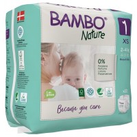 Bambo Nature Eco nappies XS, 22pcs. - size 1