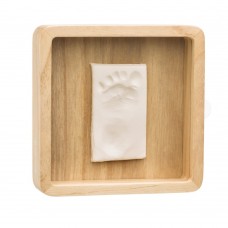 Baby Art Дървена Магична кутия за отпечатък на бебешка ръчичка или краче Rustic Limited