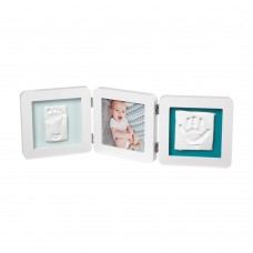 Baby Art Отпечатък за ръчичка и краче (квадратен) Бяла