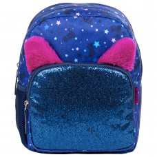 Back Up Small Backpack U58 Blue Cat