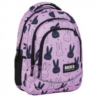 Back Up School Backpack X 35 Pink Rabbit