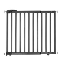 Badabulle Deco Pop Extendable Safety Gate, Pressure Fit or Screws, Black