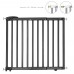Badabulle Deco Pop Extendable Safety Gate, Pressure Fit or Screws, Black