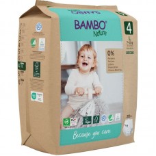 Bambo Nature Eко пелени тип гащи, Pants L, 7-12кг, 20 броя, размер 4 Bambo Nature Eко пелени тип гащи, Pants L, 7-12кг, 20 броя, размер 4