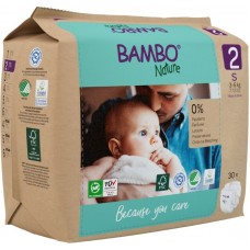 Bambo Nature Eco nappies S, 30pcs. - size 2