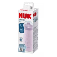 NUK Mini-Me Sip Stainless Steel 300ml with sip top Purple