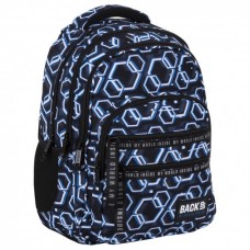 Back Up School Backpack M 53 Hexagons