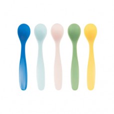 Badabulle Flexible Soft Spoons 5 Pieces Pastel