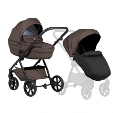 Tutis Baby Stroller 2 in 1 Uno 6+ Leather, Cioccolata Tutis Baby Stroller 2 in 1 Uno 6+ Leather, Cioccolata