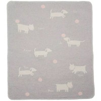 David Fussenegger Бебешко одеяло Juwel 70x90 Кученца, Сиво David Fussenegger Бебешко одеяло Juwel 70x90 Кученца, Сиво