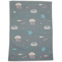 David Fussenegger Organic Cotton Baby Blanket Lena Under the sea David Fussenegger Organic Cotton Baby Blanket Lena Under the sea