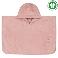 Bio Baby Kids Hooded Poncho Towel 100% organic cotton Lama