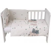 Bubaba Спален комплект от 6 части Романтично мече Bubaba Спален комплект от 6 части Романтично мече