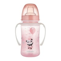 Canpol Training Cup with Glowing Handles EasyStart, 240 ml Exotic Animals, Pink