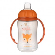 Training Cup with Soft Silicone Spout 320 ml Cute Animals Orange Training Cup with Soft Silicone Spout 320 ml Cute Animals Orange