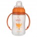 Training Cup with Soft Silicone Spout 320 ml Cute Animals Orange