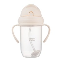 Canpol Non-Spill Cup with Weighted Straw 270 ml Creme