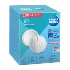 Canpol Disposable Breast Pads with Anti-slip Tape 140 pcs