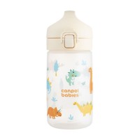 Canpol babies Water bottle Junior 400 ml, 2,5 y+ Beige