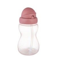 Canpol Sport cup with flip-top Silicon straw Pink
