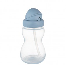 Canpol Sport cup with flip-top Silicon straw Blue Canpol Sport cup with flip-top Silicon straw Blue
