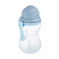 Canpol Sport Cup with Silicone Flip-Top Straw 370 ml Blue