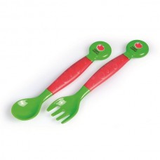 Canpol Прибори за хранене - гъвкави вилица и лъжичка 12м+