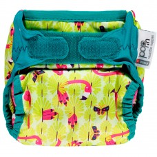 Close Parent Pop-in Single Printed Reusable Nappy Wrap Flamingo Close Parent Pop-in Single Printed Reusable Nappy Wrap Flamingo